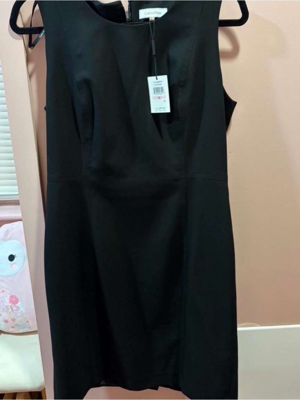 Calvin Klein Black Sheath Dress